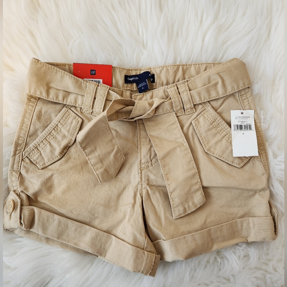 GAP Girls Cargo Shorts Size 5 NWT